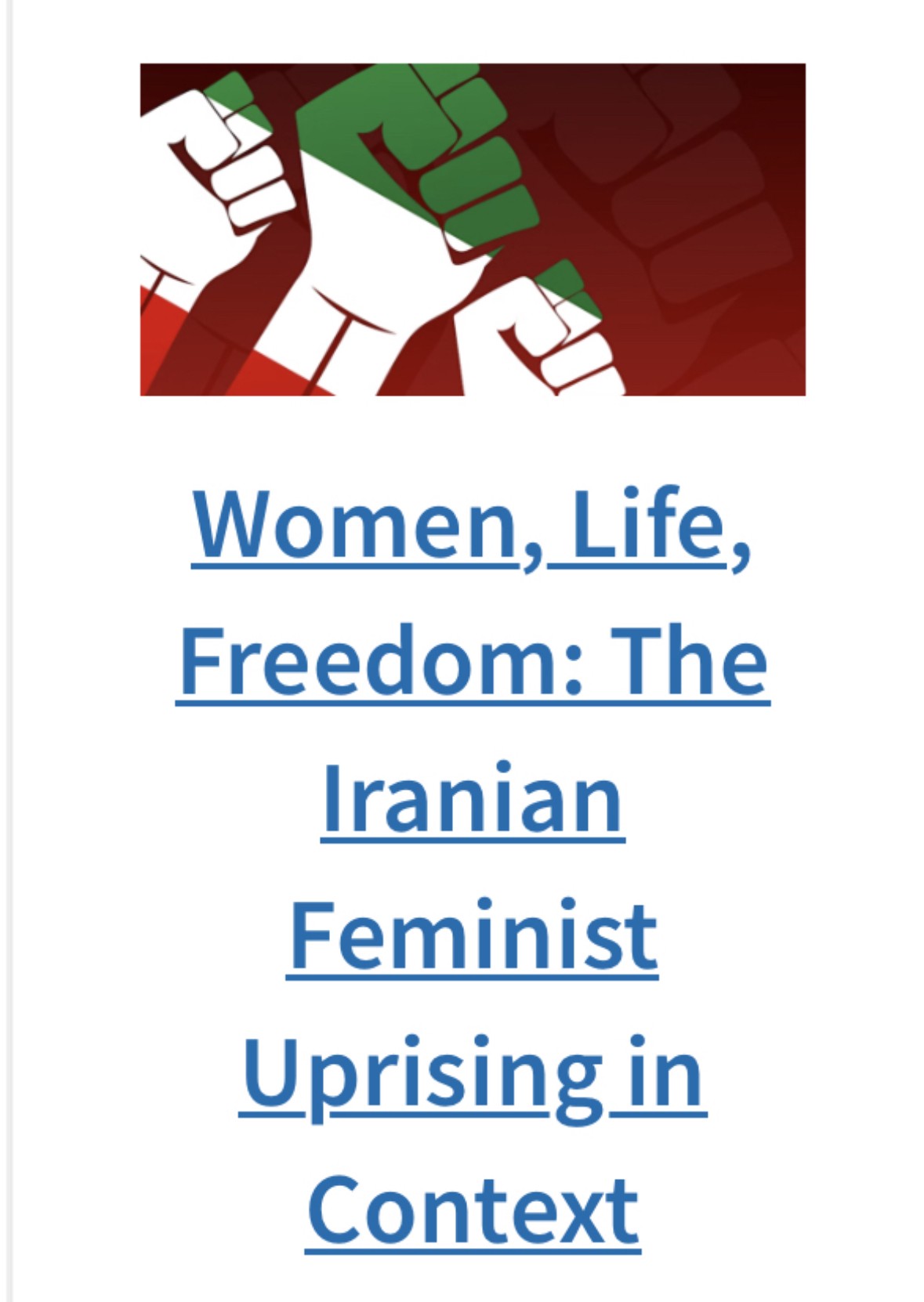 Women, Life, Freedom 
