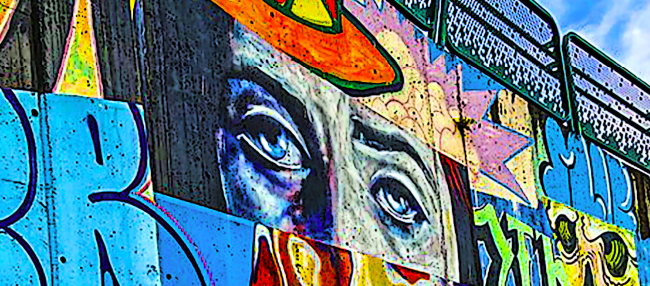 Street art in Medellin, Colombia