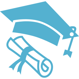 Clipart of a degree and graduation cap